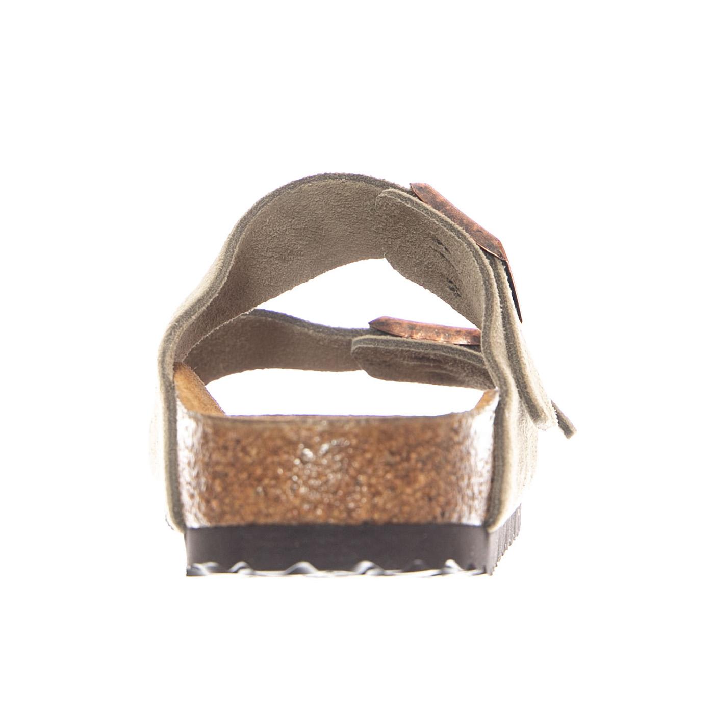 Arizona Suede Leather Narrow Fit Taupe - Sandali Uomo / Donna Beige 051463 TPE BIRKENSTOCK 