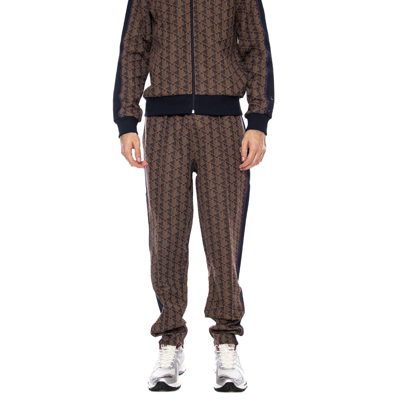 PANT.TUTA 9I4 -- Pantalone Tuta Uomo Marrone XH1440-9I4 . LACOSTE 