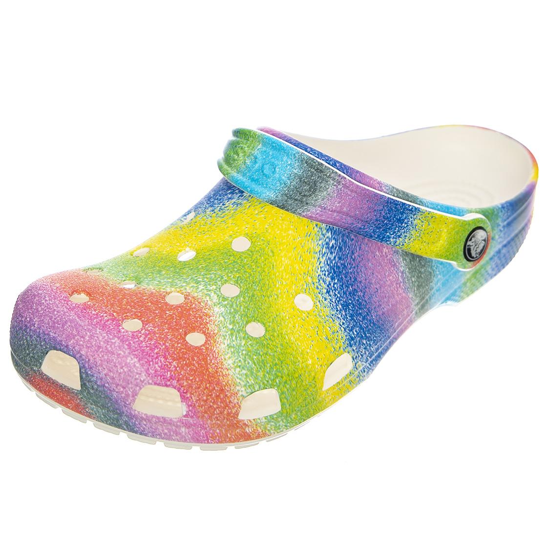 Classic Spray Dye Clog White / multi - Sandali Donna Arcobaleno / Multicolore 262022_1  CROCS 