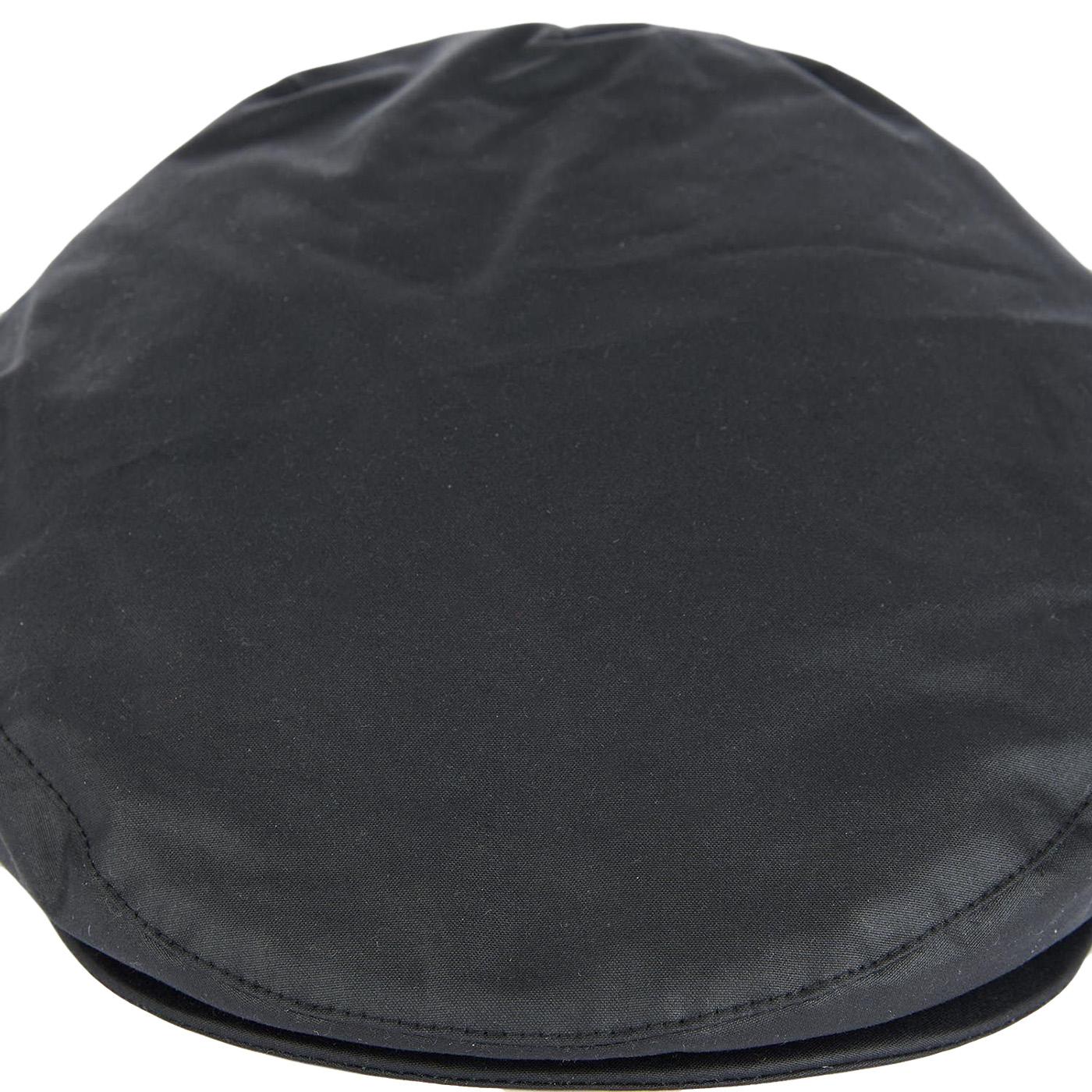 Wax Flat Cap Black Greystone - Cappello a Coppola Nero 222MMHA0003-BK31  BARBOUR 