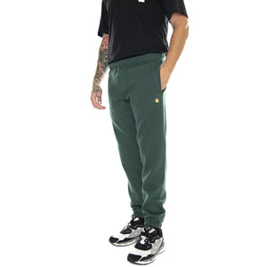 Chase Sweat Pant Discovery Green / Gold - Pantaloni Uomo Verdi I028284.1NVXX  CARHARTT WIP 