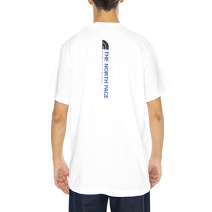 M Vertical SS Tee TNF White - Maglietta Girocollo Uomo Bianca NF0A89FPFN41  THE NORTH FACE 