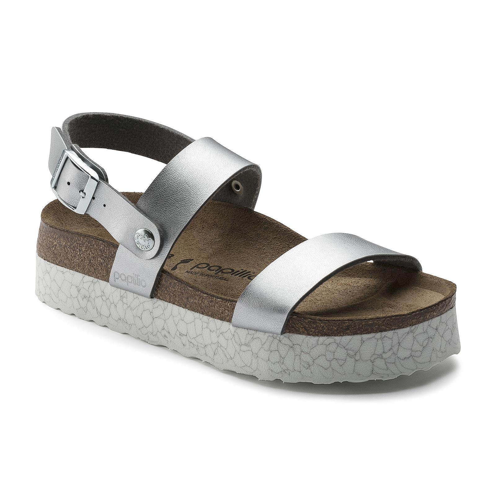 Cameron monochrome marble silver, Birko Flor 1009055  BIRKENSTOCK 