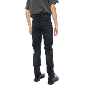 Daren Zip Fly Blue Matter Black Denim Jeans - Pantaloni Denim Jeans Uomo Neri 112371297  LEE 