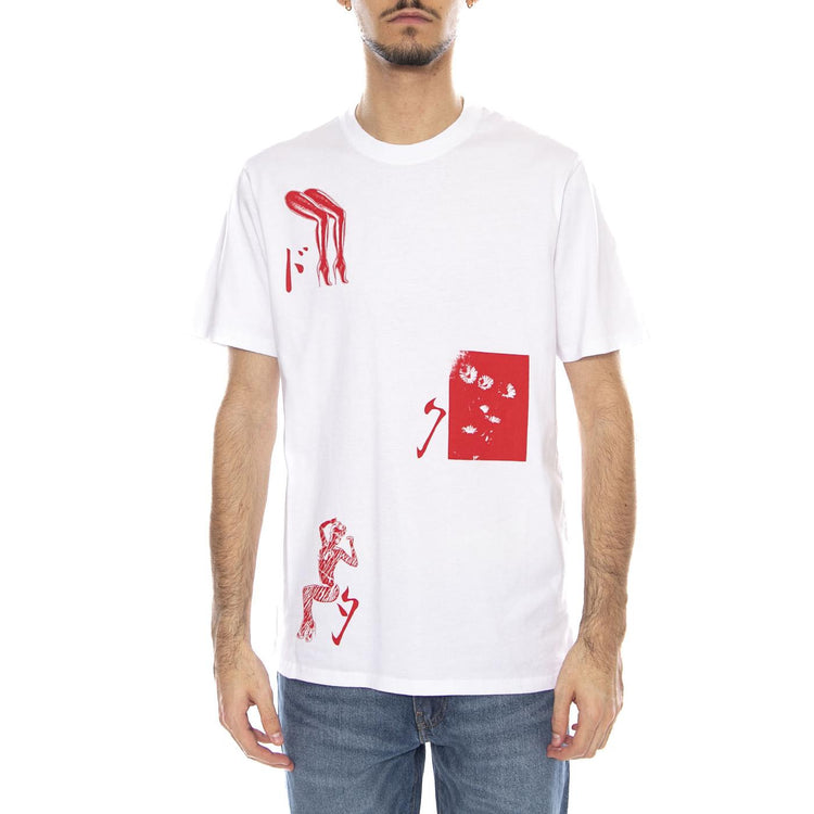 Dokuta Desire TS White -- Maglietta Girocollo Uomo Bianca I035783. 02.67 EDWIN 