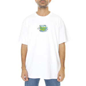 Fish Bowl S/S Tee White - Maglietta Girocollo Uomo Bianca TS02049-WHITE  HUF 