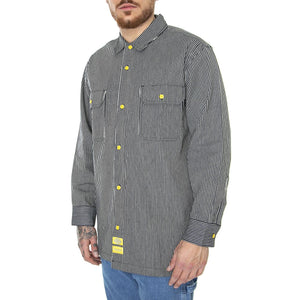 NYS LS Twill Work Shirt Hickory Stripe - Camicia Uomo Multicolore DK0A4Y42HS01  DICKIES 