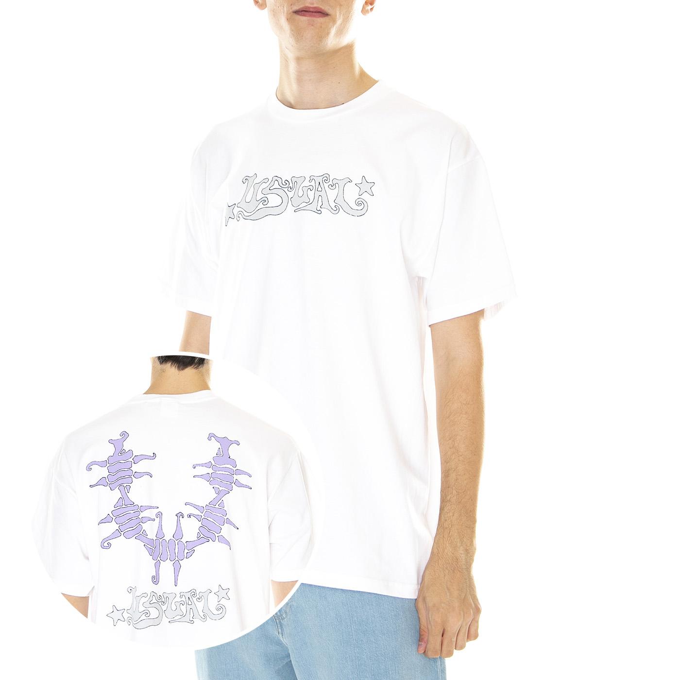 M' Wizard T-Shirt White - Maglietta Girocollo Uomo Bianca S23TWIZA-WHT  USUAL 