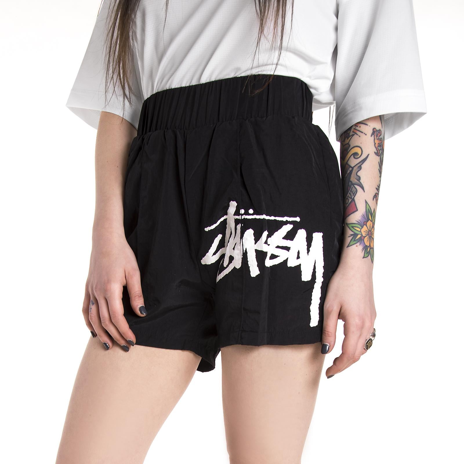EUCLID BOXER SHORTS BLACK 212038-BLACK  STUSSY 