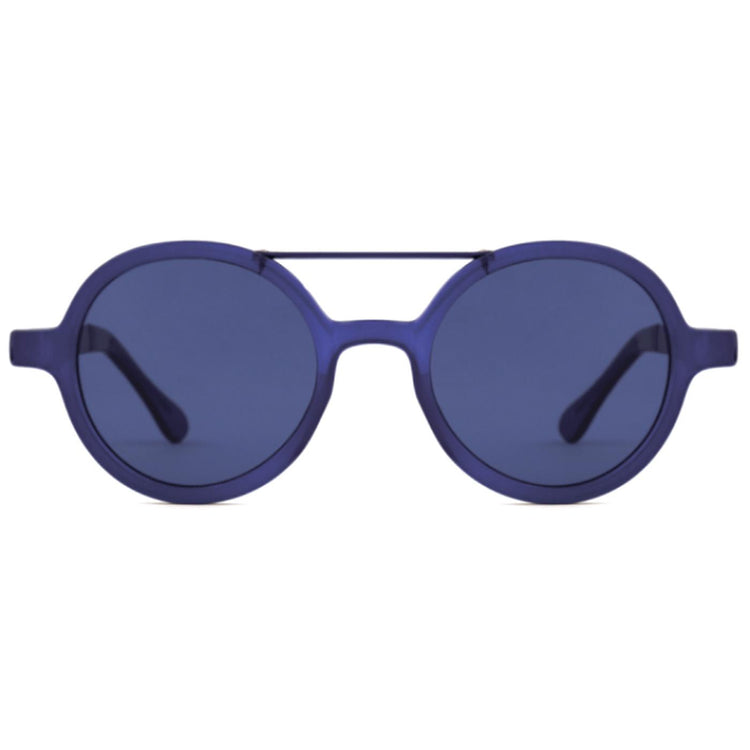 Vivien Cobalt UV 400 Protection Purple Sunglasses - Occhiali da Sole Blu KOM-S2118  KOMONO 