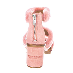 Womens Del Rey Fluff Heel Lantana Pink Sandals UGSDELRFHLN1095489W  UGG 