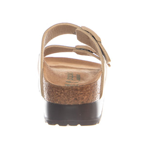 Arizona Platform Vegan Birko Flor Narrow Fit Sandcastle - Sandali Donna Beige 1031261 SDL BIRKENSTOCK 