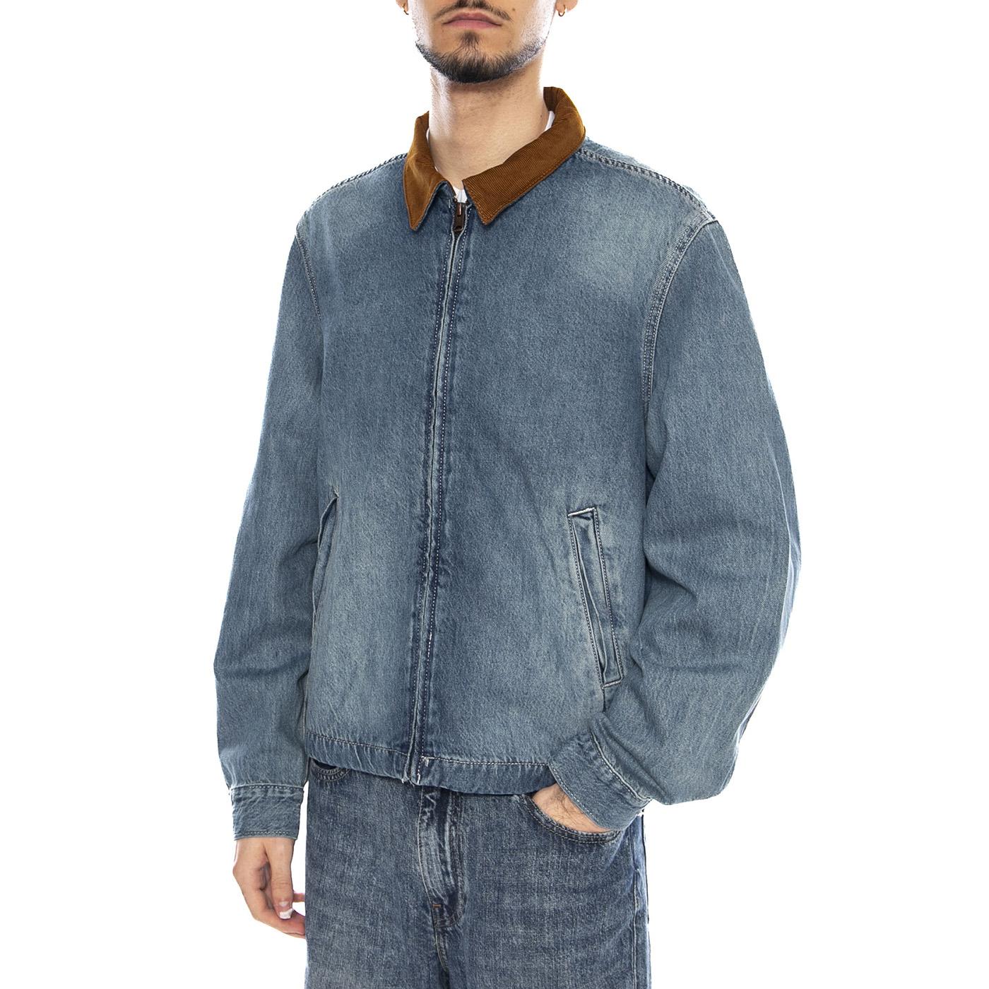 Castro Full Zip - Light It Up T - Giacca Denim Jeans Uomo Blu 005AF 0003 LEVIS 