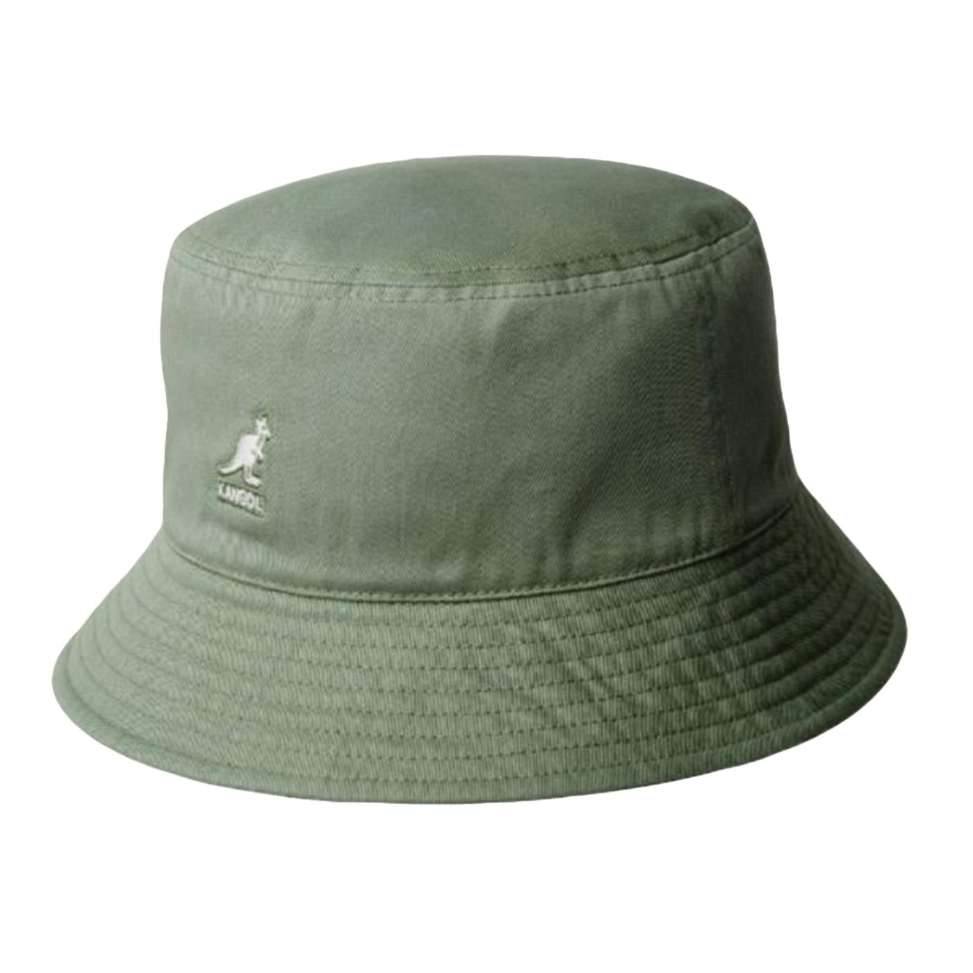 Washed Bucket Sage Green - Cappello da Pescatore Verde K4224HT SG308 KANGOL 