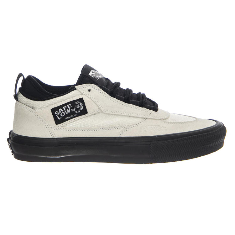 Vans Skate Safe Low Atiba Bone White/Black - Scarpe Stringate Uomo Bianche VN000EEHBWI1 . VANS 