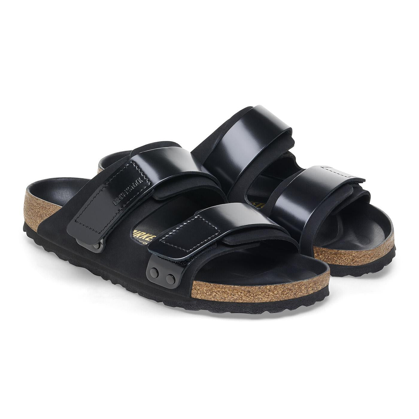 UJI Black Nabuck Leather - Sandali Uomo Neri 1026570  BIRKENSTOCK 