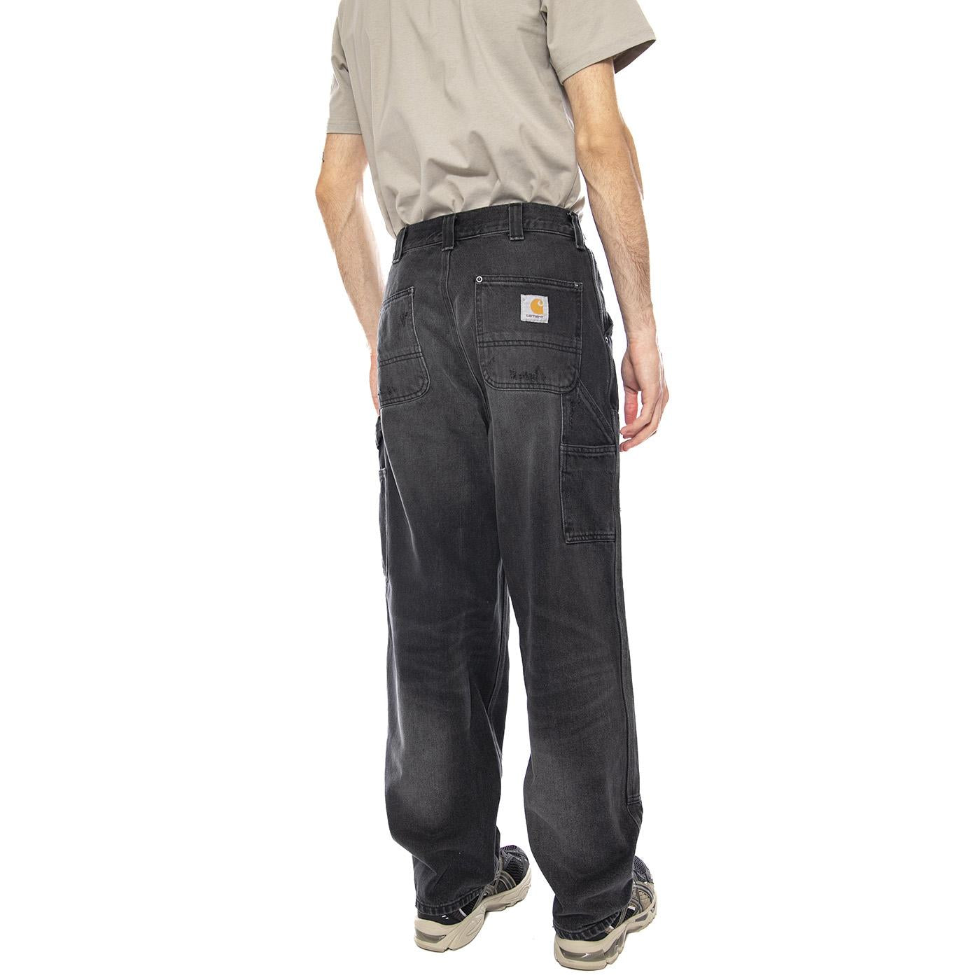 OG Double Knee Pant - Pantaloni Denim Jeans Uomo Neri I036273 89B7 CARHARTT WIP 