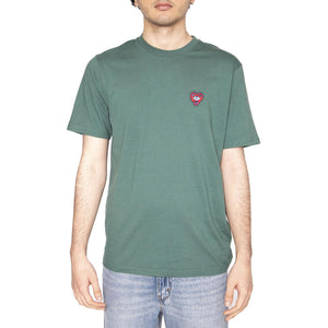 Asis Heart T-Shirt Morera - Maglietta Girocollo Uomo Verde 1971-MORERA  BRAVA FABRICS 