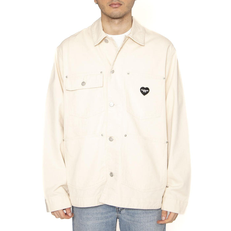 Drewe Chore Coat Natural - Giacca Uomo Bianca I034823.0502  CARHARTT WIP 