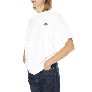 Summerdale Tee SS W White - Maglietta Girocollo Donna Bianca DK0A4Y1BWHX1  DICKIES 