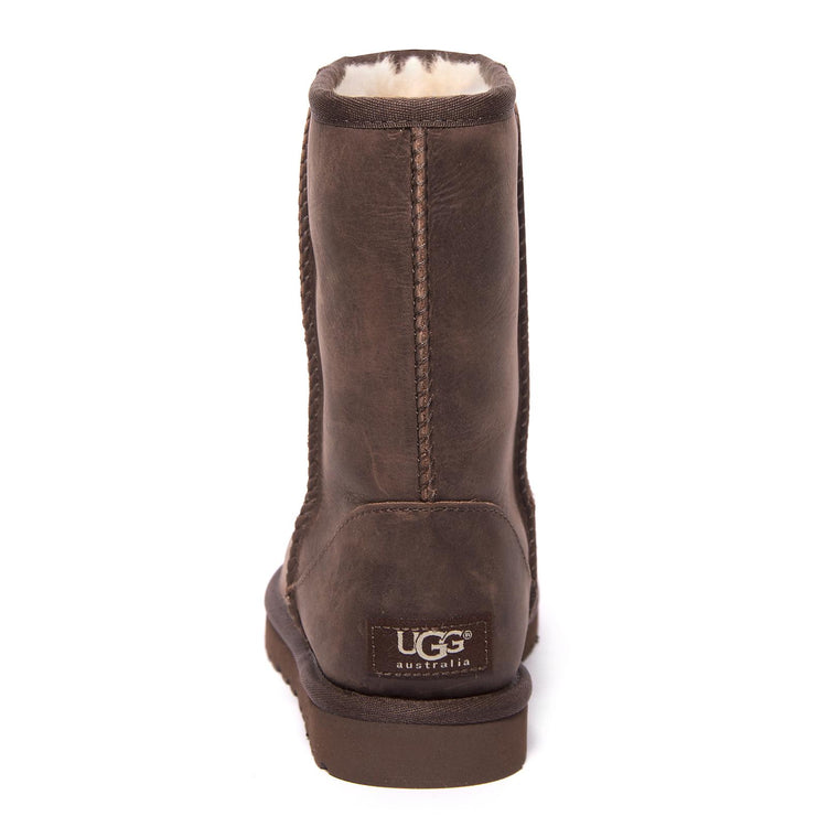 CLASSIC SHORT  LEATHER BROWNSTONE UGSCLSLEABWST1005093  UGG 