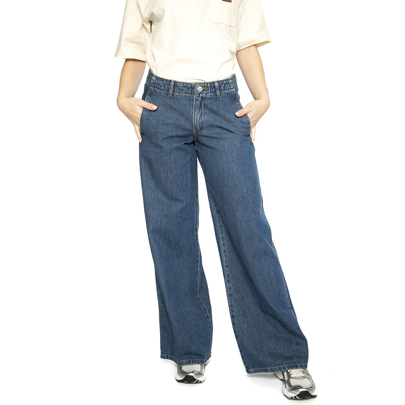 XL Chino Blacks - Pantaloni Denim Jeans Donna Blu A8700-0005  LEVIS 