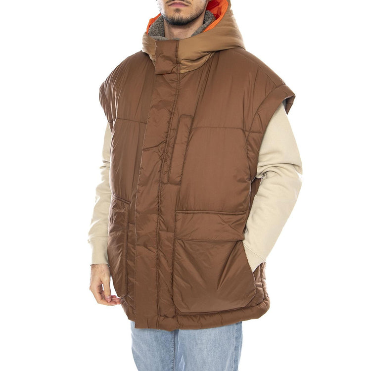 Kristian Conv Puffer Coat -- Giacca Uomo Pecan/Moss Green Reversibile con Cappuccio UGC1158696-PSG . UGG 