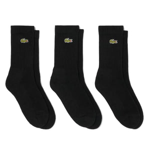 Calze - Set da Tre Paia di Calzini Neri con Logo Lacoste RA4182 8VM LACOSTE 