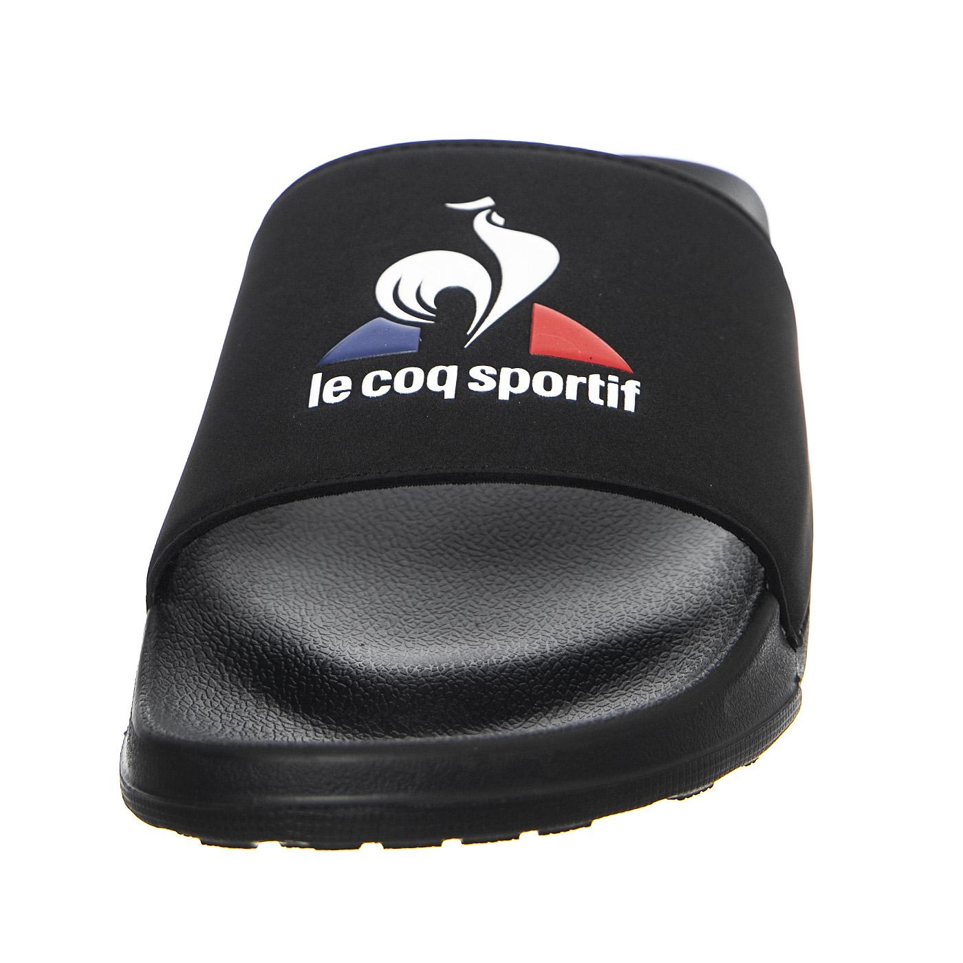 Slide Logo Black - Ciabatte Uomo Nere 2021282-black  LE COQ SPORTIF 