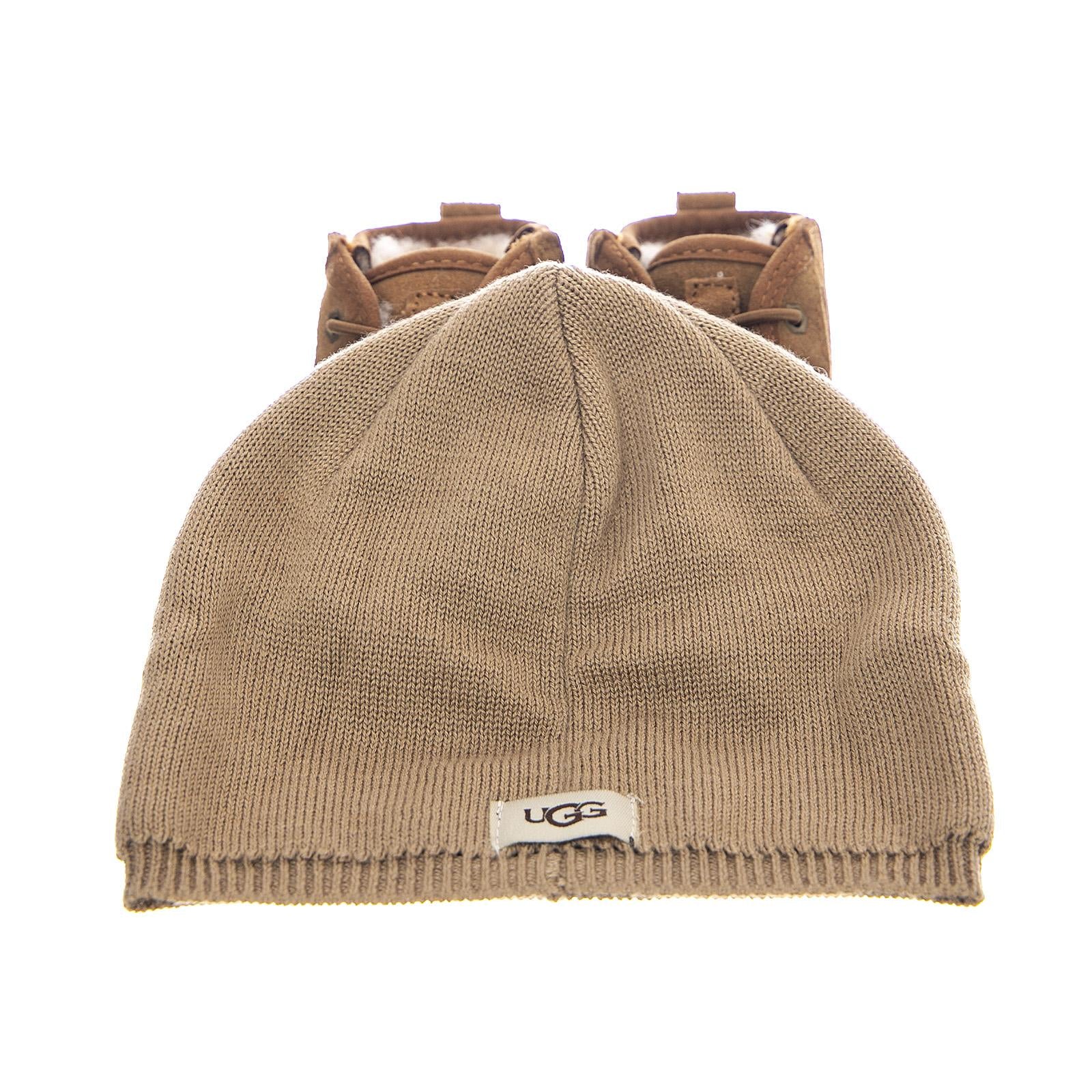BABY NEUMEL & UGG BEANIE CHESTNUT (BOX) UGKBABYNEUCN1104729I  UGG 