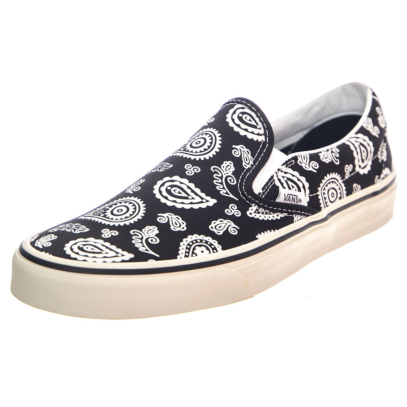 Classic Slip-On Prim Black - Scarpe Slip-On Profilo Basso Uomo Multicolore VN0009Q7BMA1  VANS 