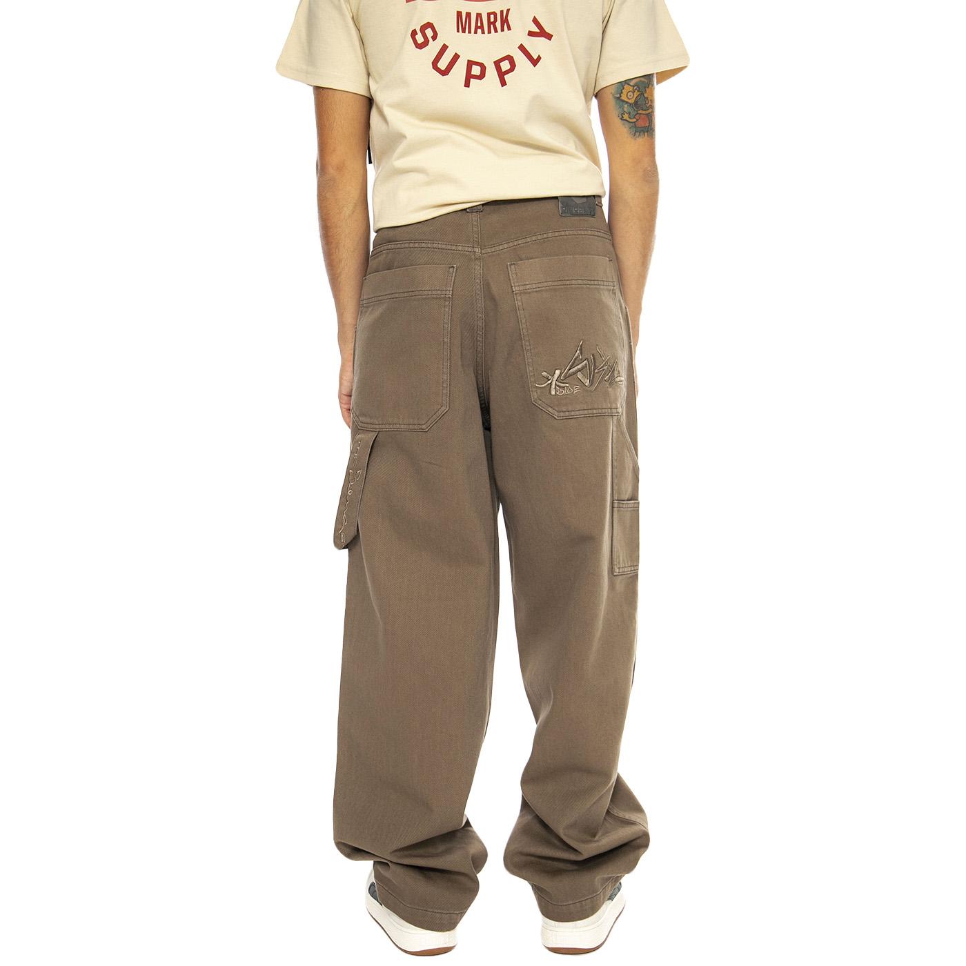 R-Bianco-L Fango Beige - Pantaloni Denim Jeans Uomo Beige R.BIANCO-L-00F  BLUESKIN 