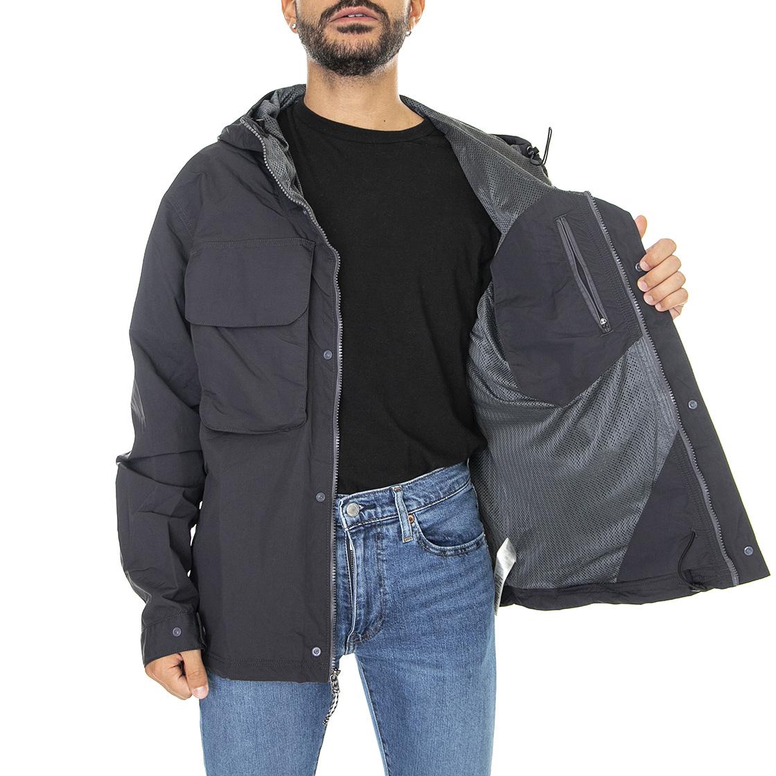 M's Isthmus Utility Jacket Ink Black - Felpa Invernale con Cappuccio Uomo Nera 26505-INBK  PATAGONIA 