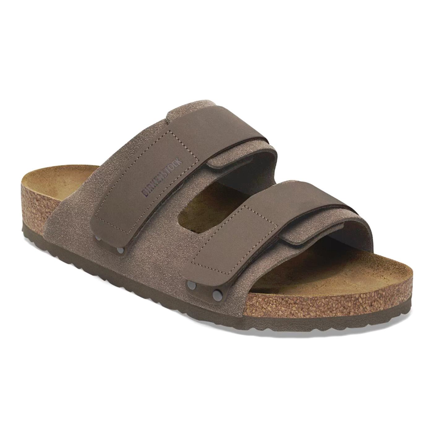 Uji Concrete Gray, Suede Leather / Nubuck - Sandali Uomo Grigi 1029259  BIRKENSTOCK 