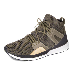 B.O.G Limitless Hi evoKNIT Burnt Olive-Puma Black-Puma White 363134-003  PUMA 