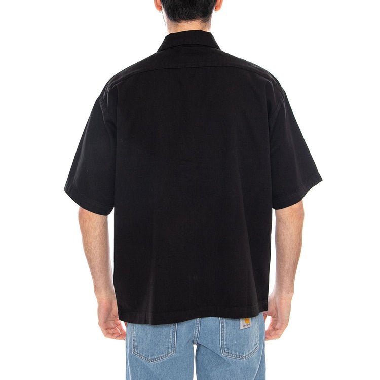 247 GD Work Shirt SS Black - Camicia Maniche Corte Uomo Nera DK0A88N9 BLK DICKIES 