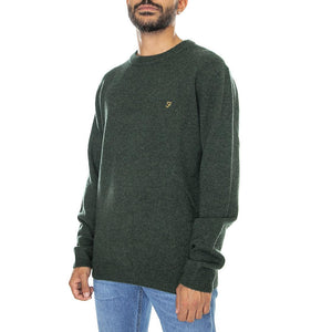 Birchall Crew Sweat Evergreen - Maglione Girocollo Uomo Verde F4GFB042-357  FARAH 