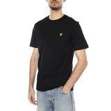 PLAIN T-SHIRT JET BLACK - Men's Crew Neck T-Shirt Black Men LYLE & SCOTT