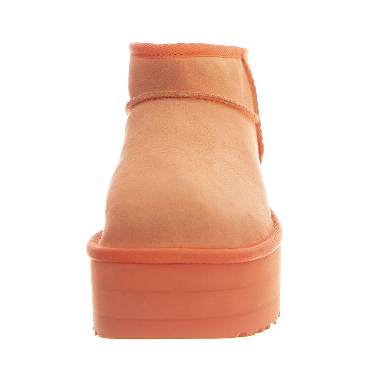 W Classic Ultra Mini Platform Vibrant Coral - Stivali Donna Arancioni UGSCLUMPVCRL1135092W  UGG 