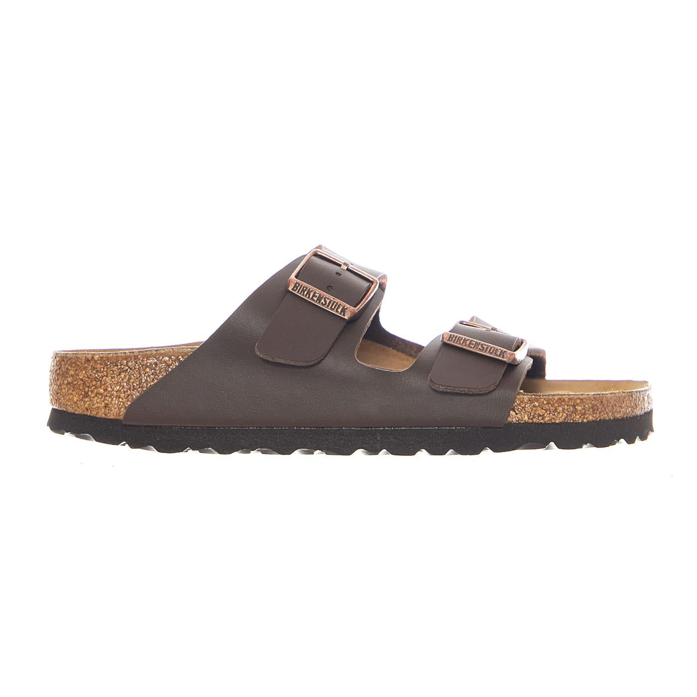 Arizona Birko Flor Narrow Fit Dark Brown - Sandali Uomo / Donna Marroni 051703 DBN BIRKENSTOCK 