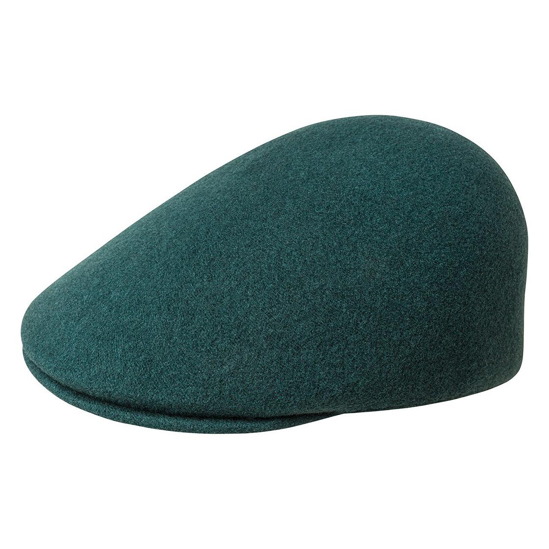 Seamless Wool 507 Pine - Cappellino a Coppola Verde K0875FA-PN317  KANGOL 
