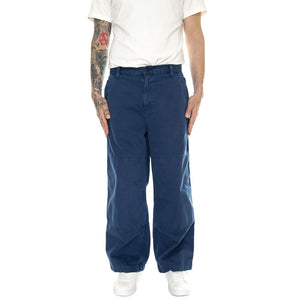 Garrison Pant Elder /stone dyed - Pantaloni Uomo Blu I033124.1ZF4J  CARHARTT WIP 
