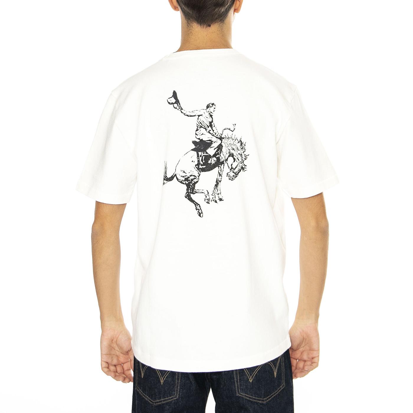 101 Tee Ecru - Maglietta Girocollo Uomo Bianca 112355688-WHITE  LEE 