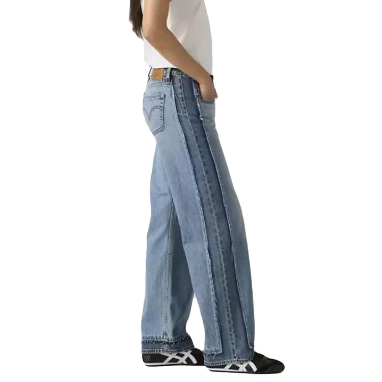LOW LOOSE UPON REFLECTION - Pantaloni Denim Jeans Donna Blu 005LP 0000 LEVIS 
