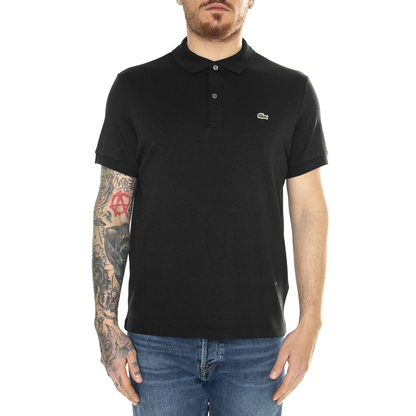 Polo Uomo Nera Lacoste - Maglietta Manica Corta con Logo DH2050 031 LACOSTE 