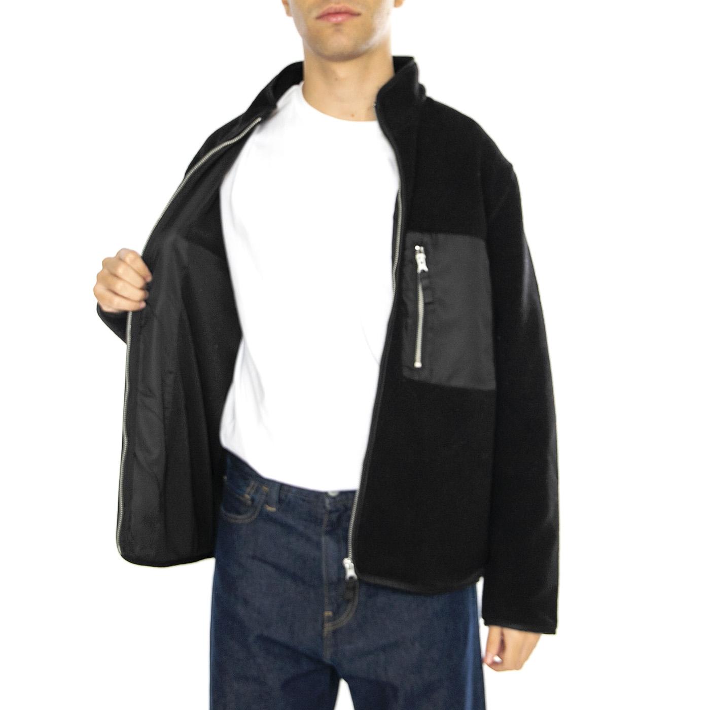 Calso 9796 Black - Felpa con Zip Uomo Nera 223799796-999  MINIMUM 