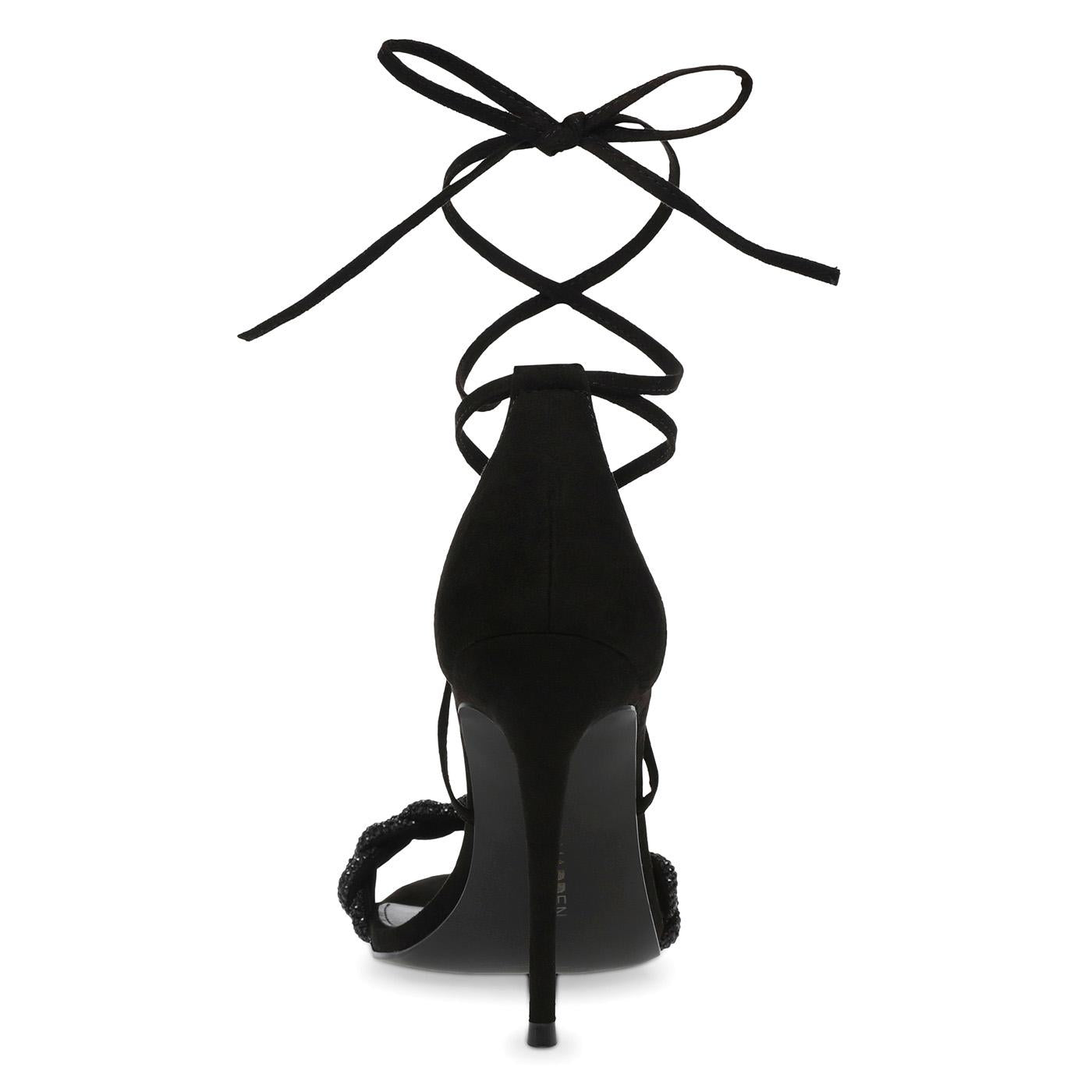 Bejeweled Black Crystal Microsuede + Stones - Sandali Donna Neri SMSBEJEWELED-BLK  STEVE MADDEN 