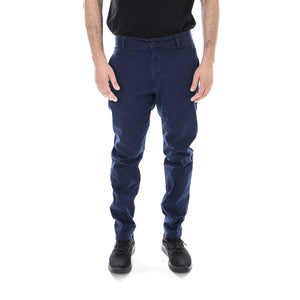 Cropson - Pantaloni Chino Uomo Blu 181201-584  ELVINE 