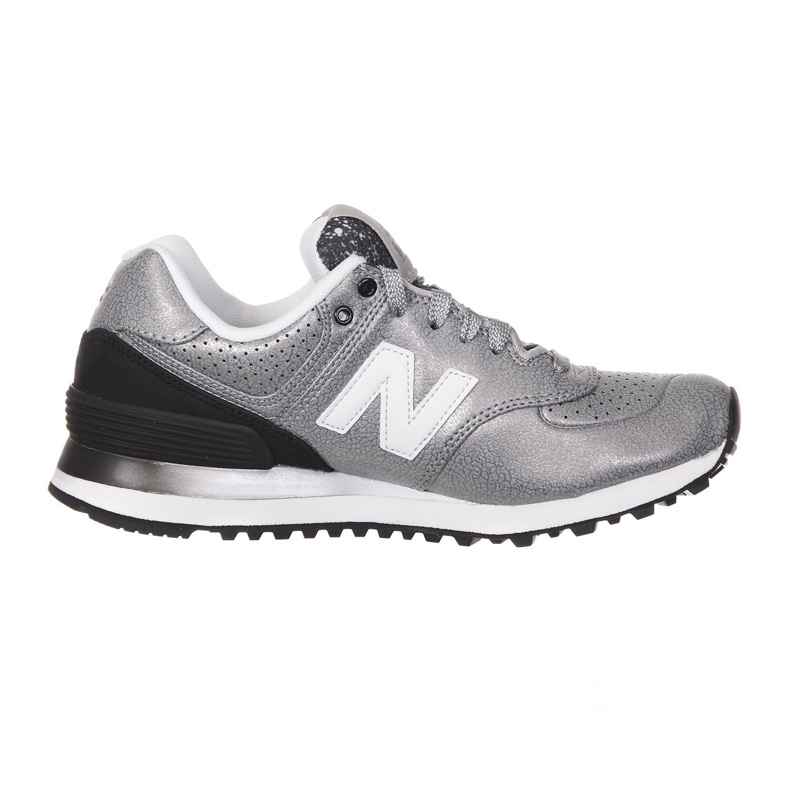 Scarpa Lifestyle DONNA Synthetic Lether SILVER/BLACK B NBWL574RAC  NEW BALANCE 