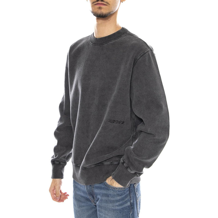 Axiom Crew Sweat Grey -- Felpa Girocollo Uomo Grigia I035780. 91.5Z EDWIN 